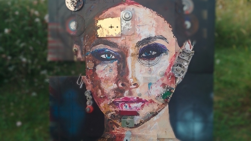 Ma passion pour la peinture recyclée.